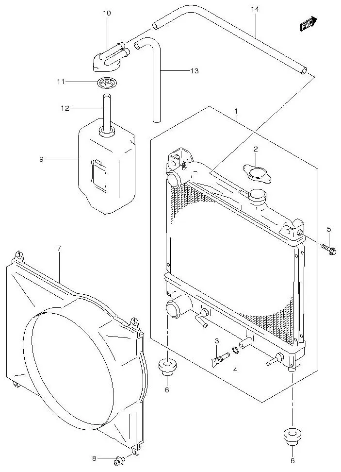 FIG.19 RADIATOR