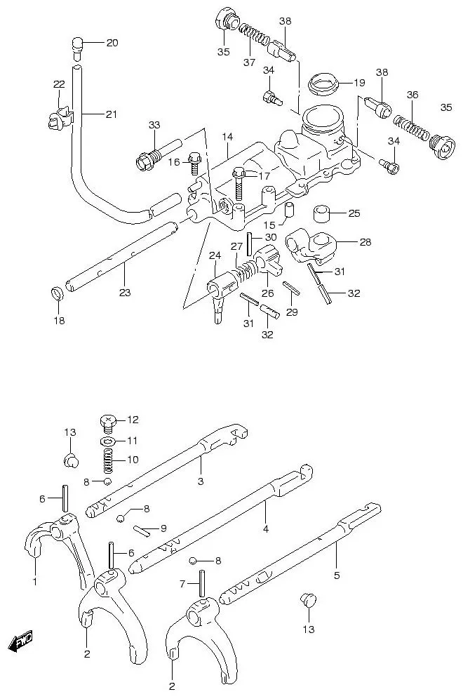 FIG.27 MT GEAR SHIFT FORK