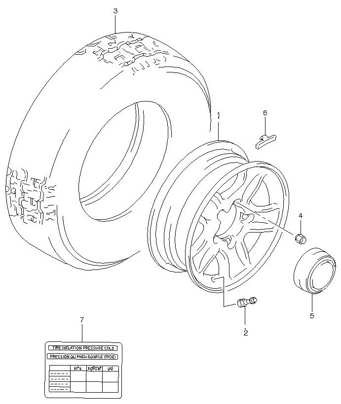 FIG.53 ROAD WHEEL AND TIRE