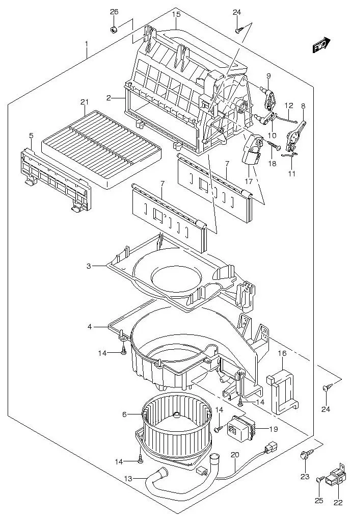 FIG.77 HEATER BLOWER