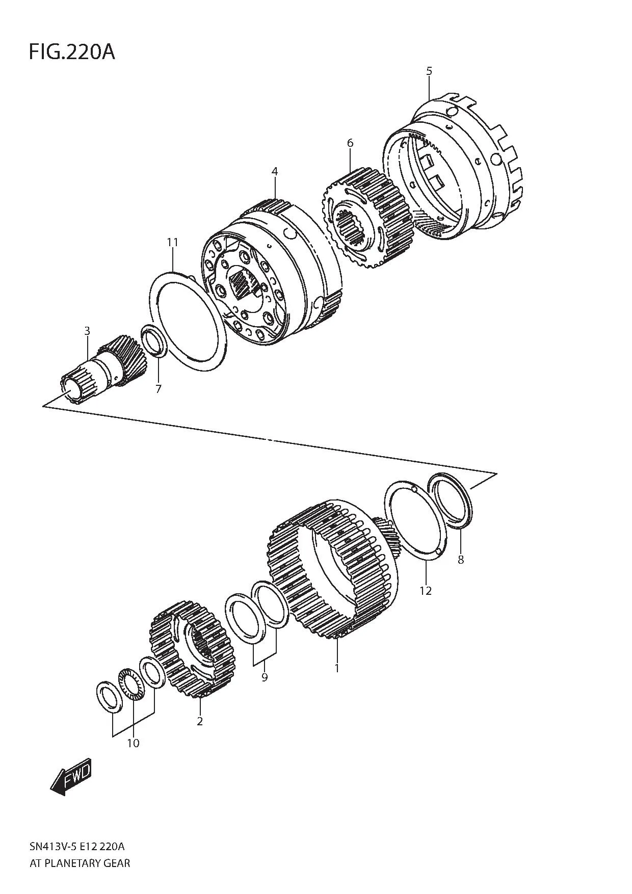 FIG.220A AT PLANETARY GEAR
