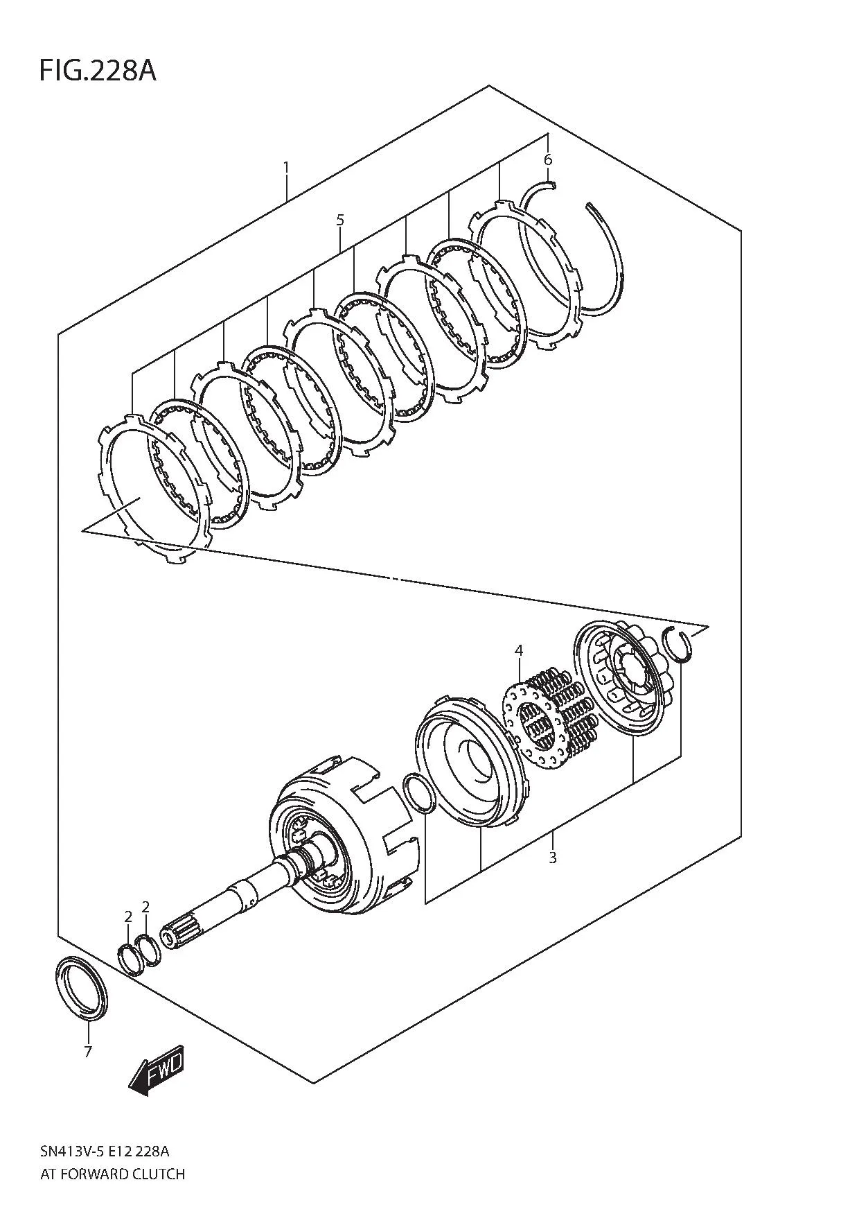 FIG.228A AT FORWARD CLUTCH