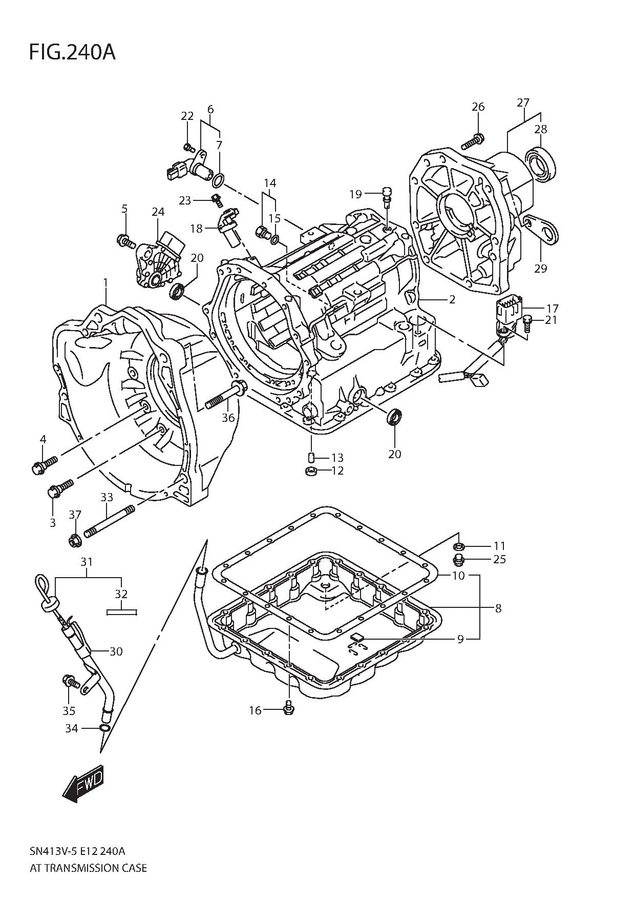 FIG.240A AT TRANSMISSION CASE