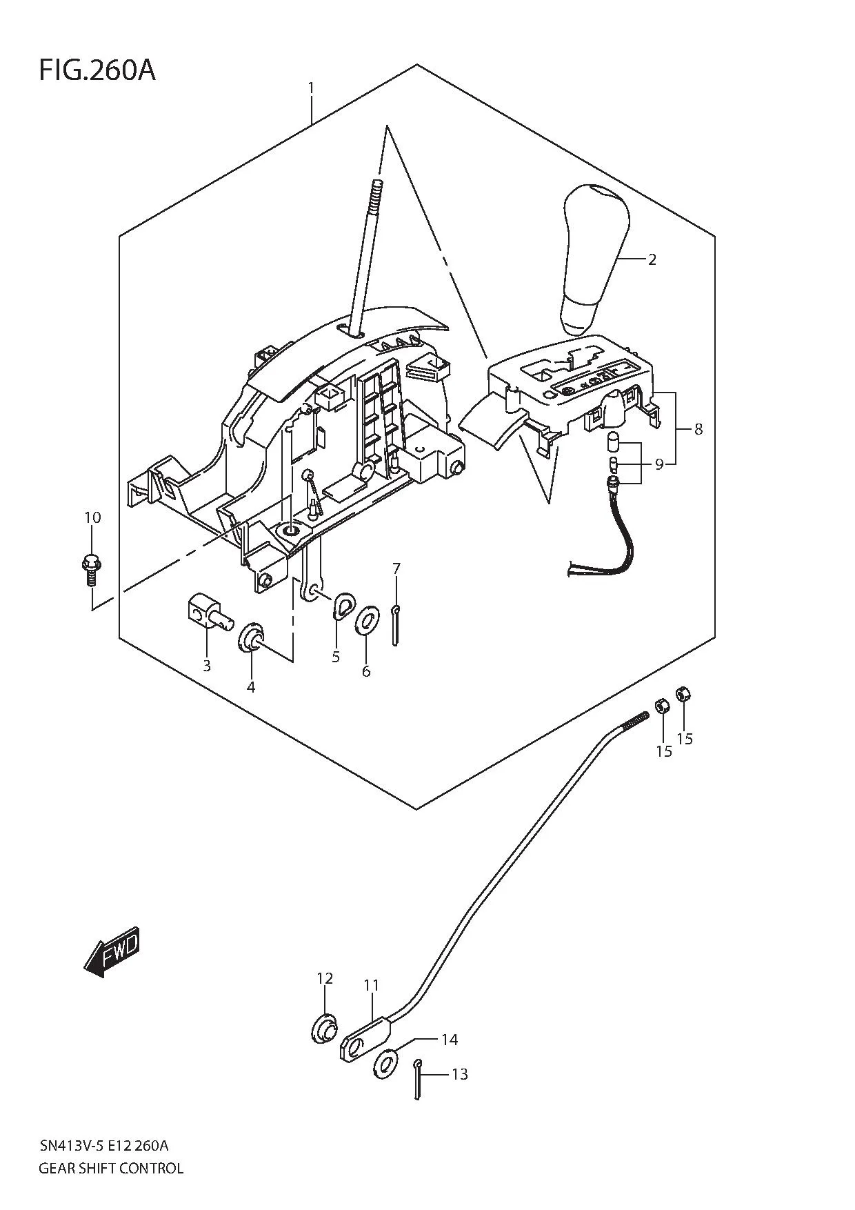 FIG.260A GEAR SHIFT CONTROL