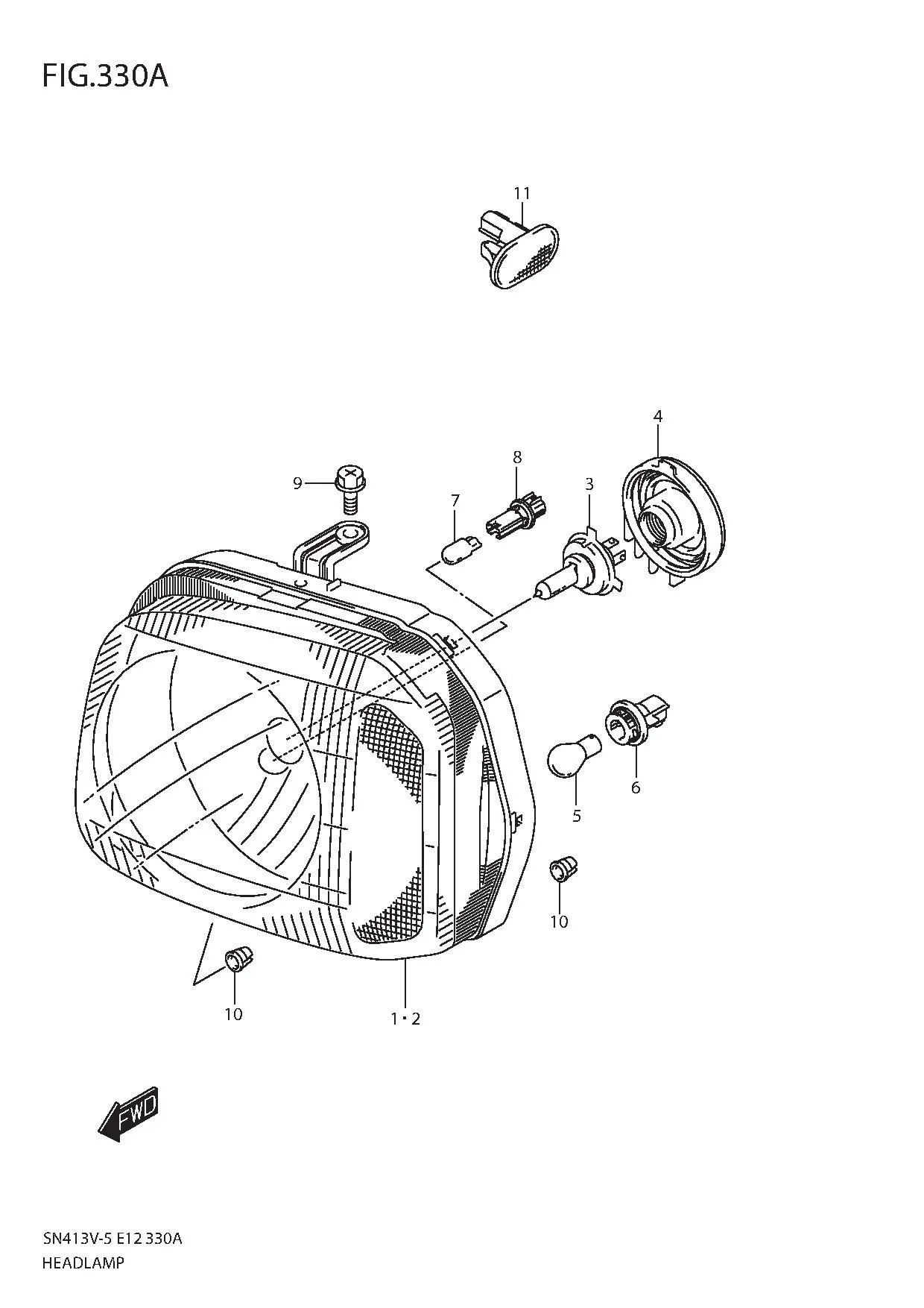 FIG.330A HEADLAMP