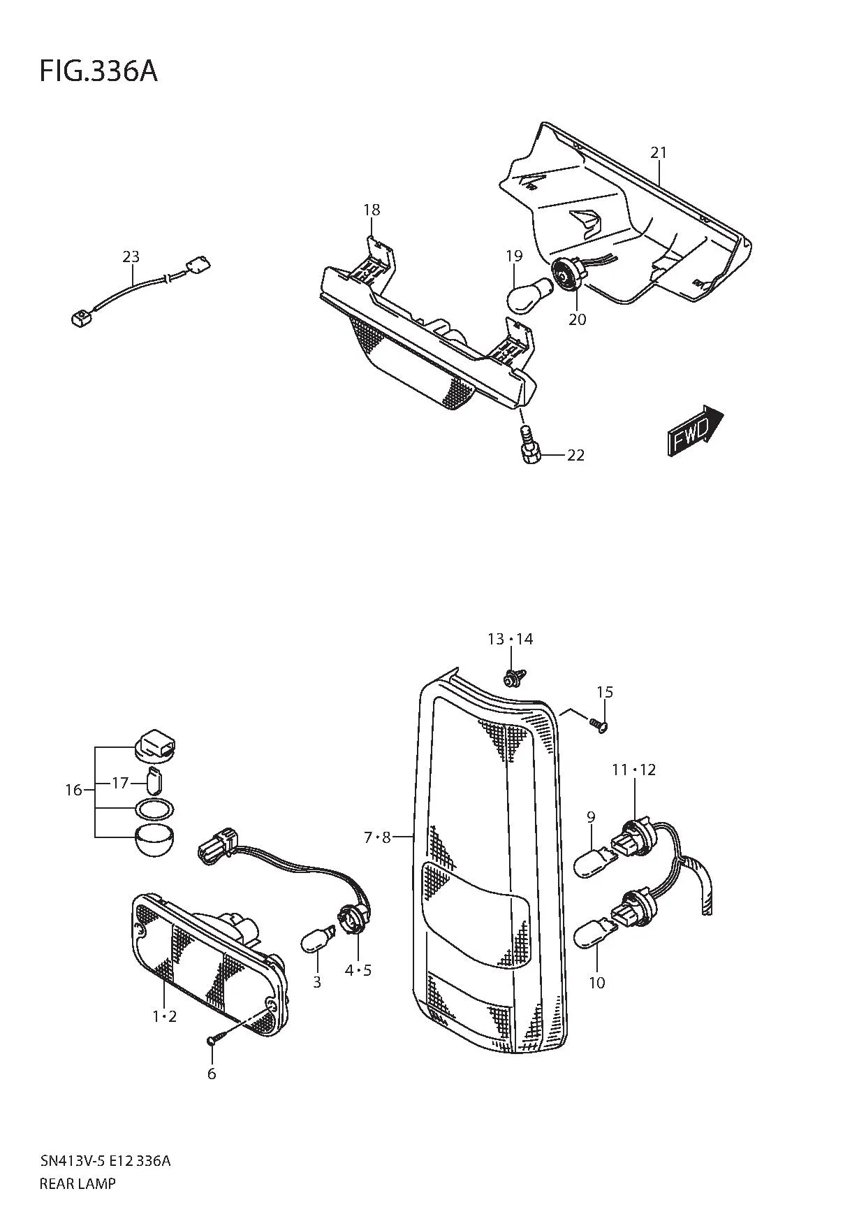 FIG.336A REAR LAMP