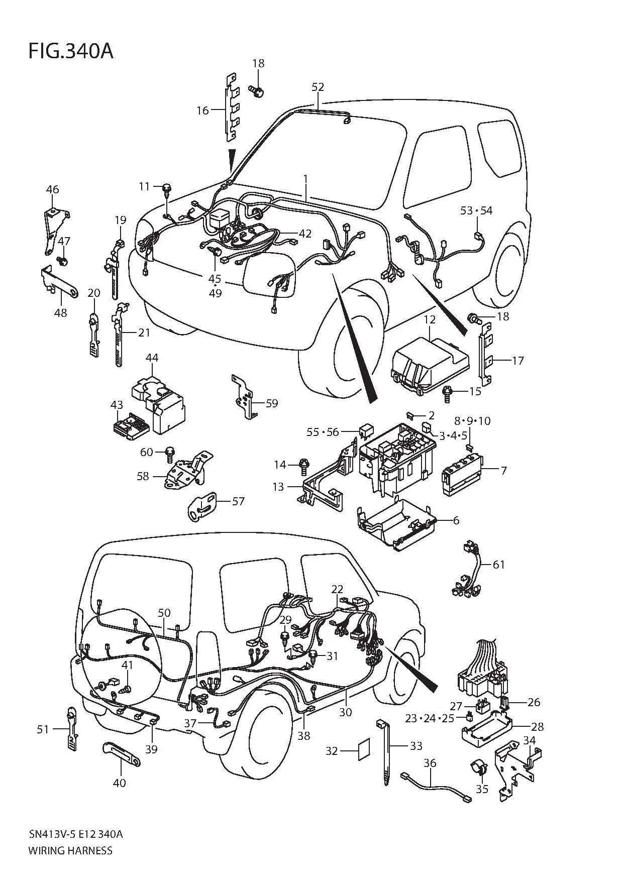 FIG.340A WIRING HARNESS