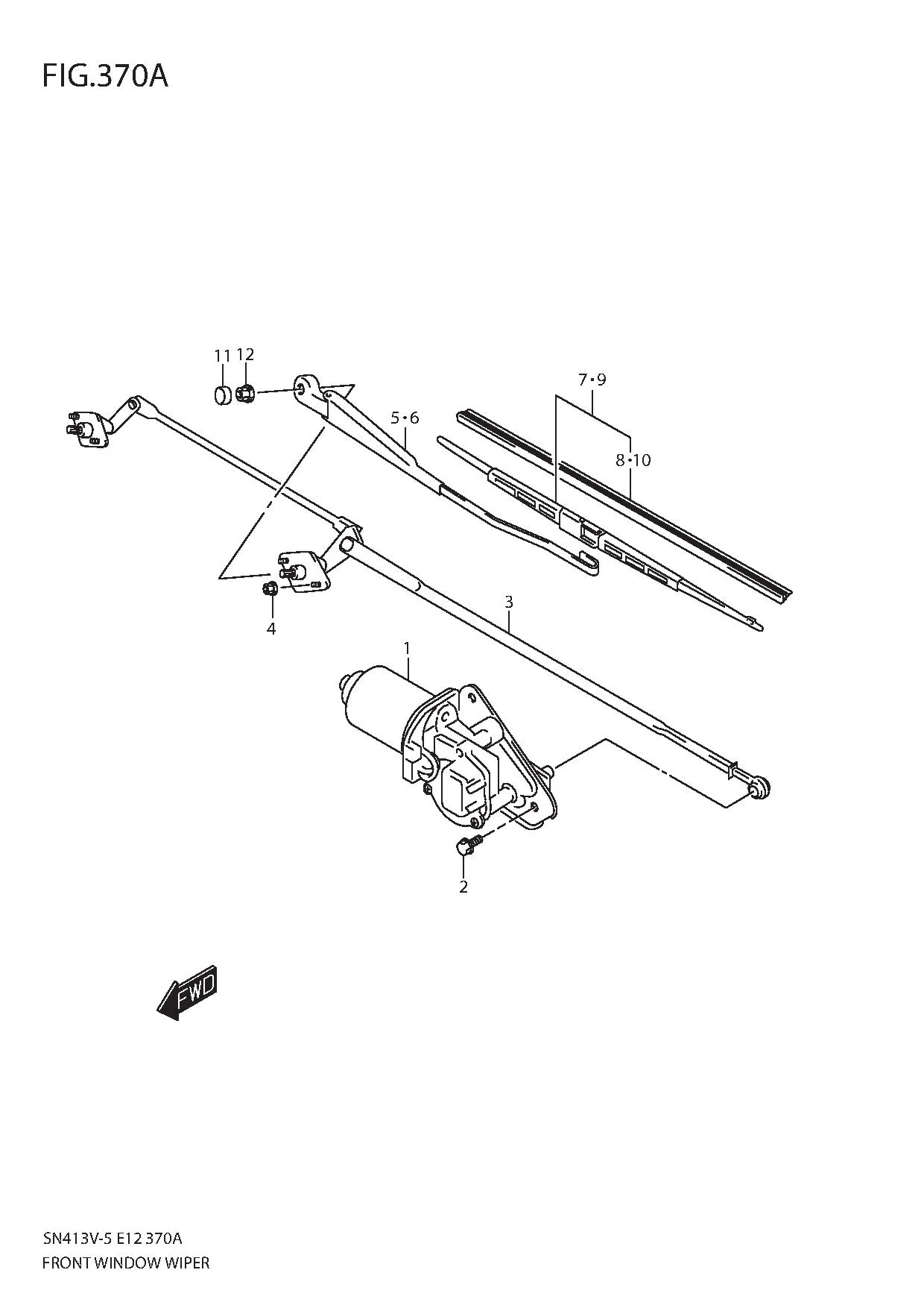 FIG.370A FRONT WINDOW WIPER