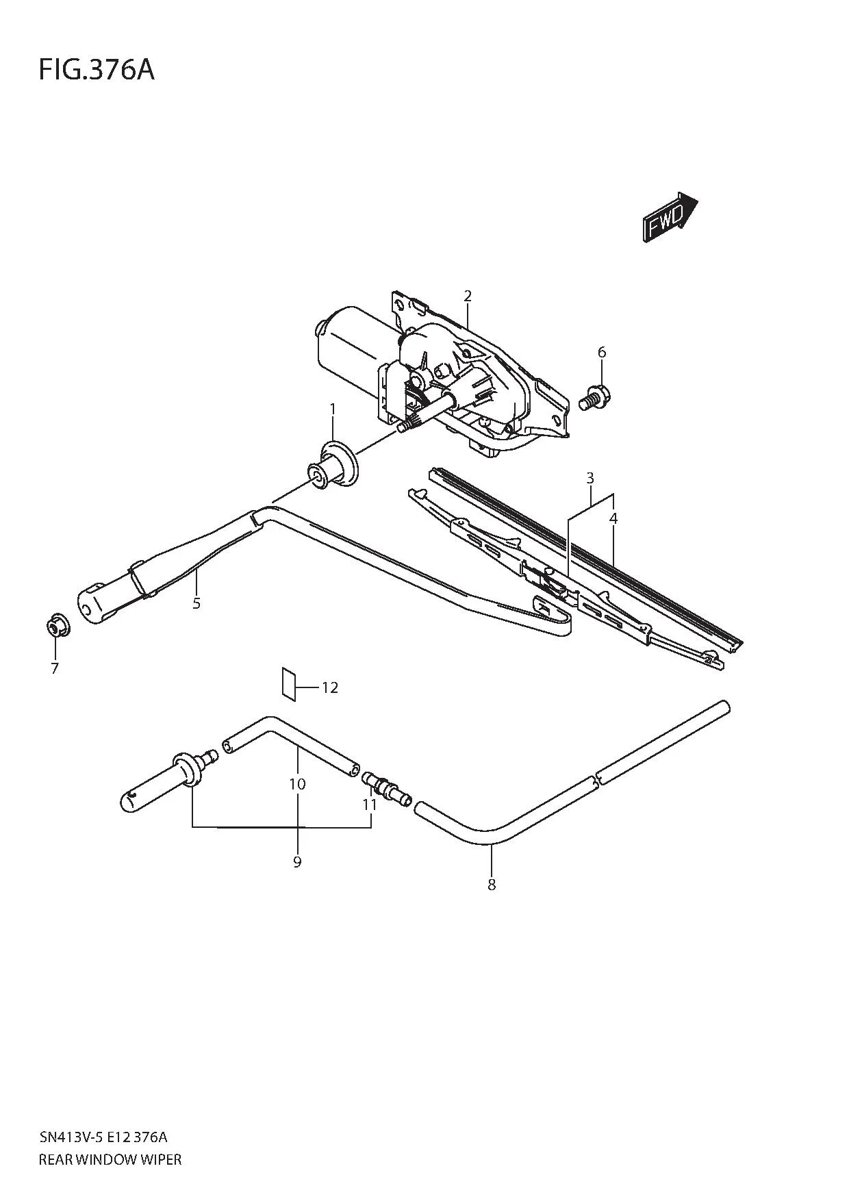 FIG.376A REAR WINDOW WIPER