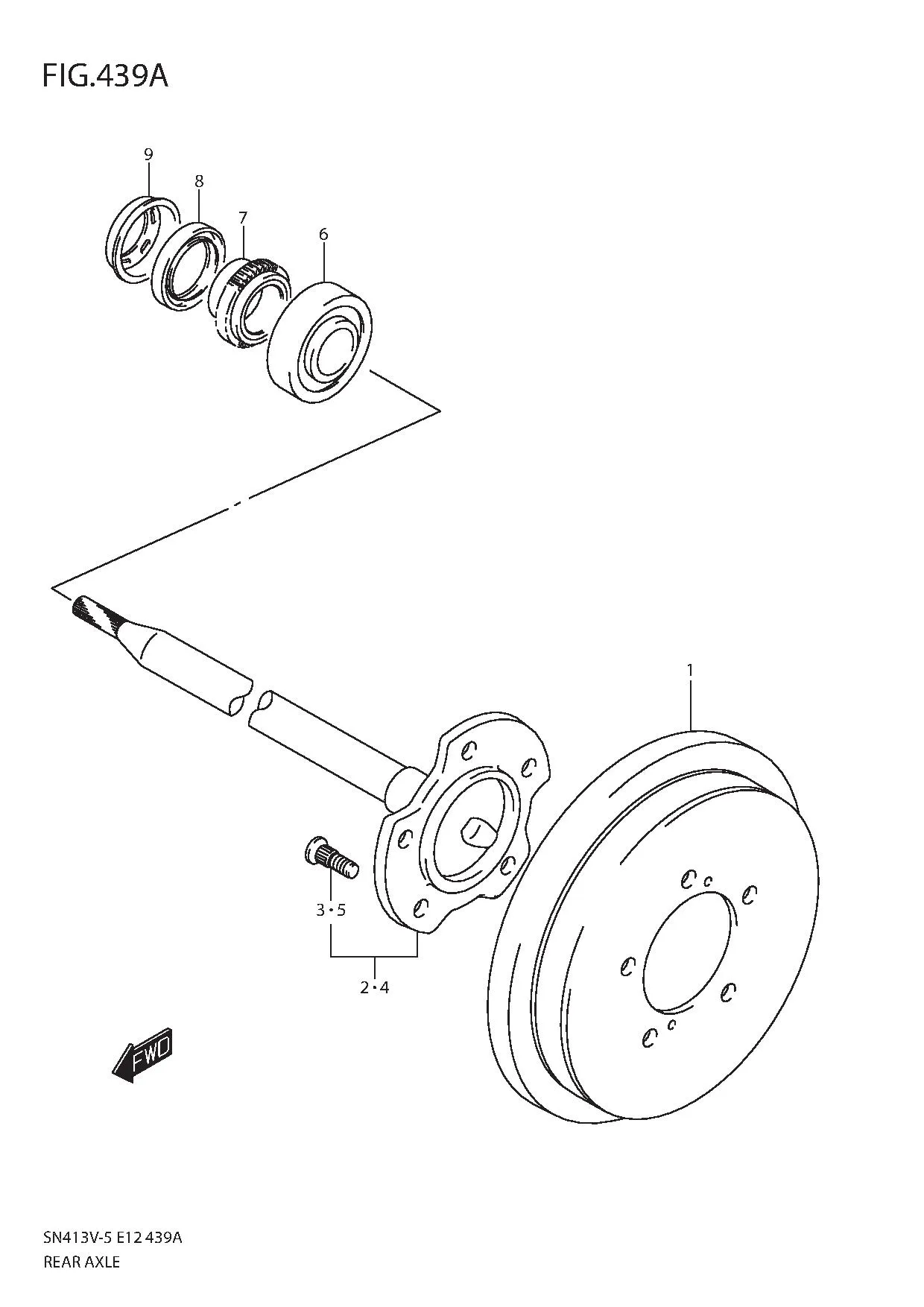 FIG.439A REAR AXLE