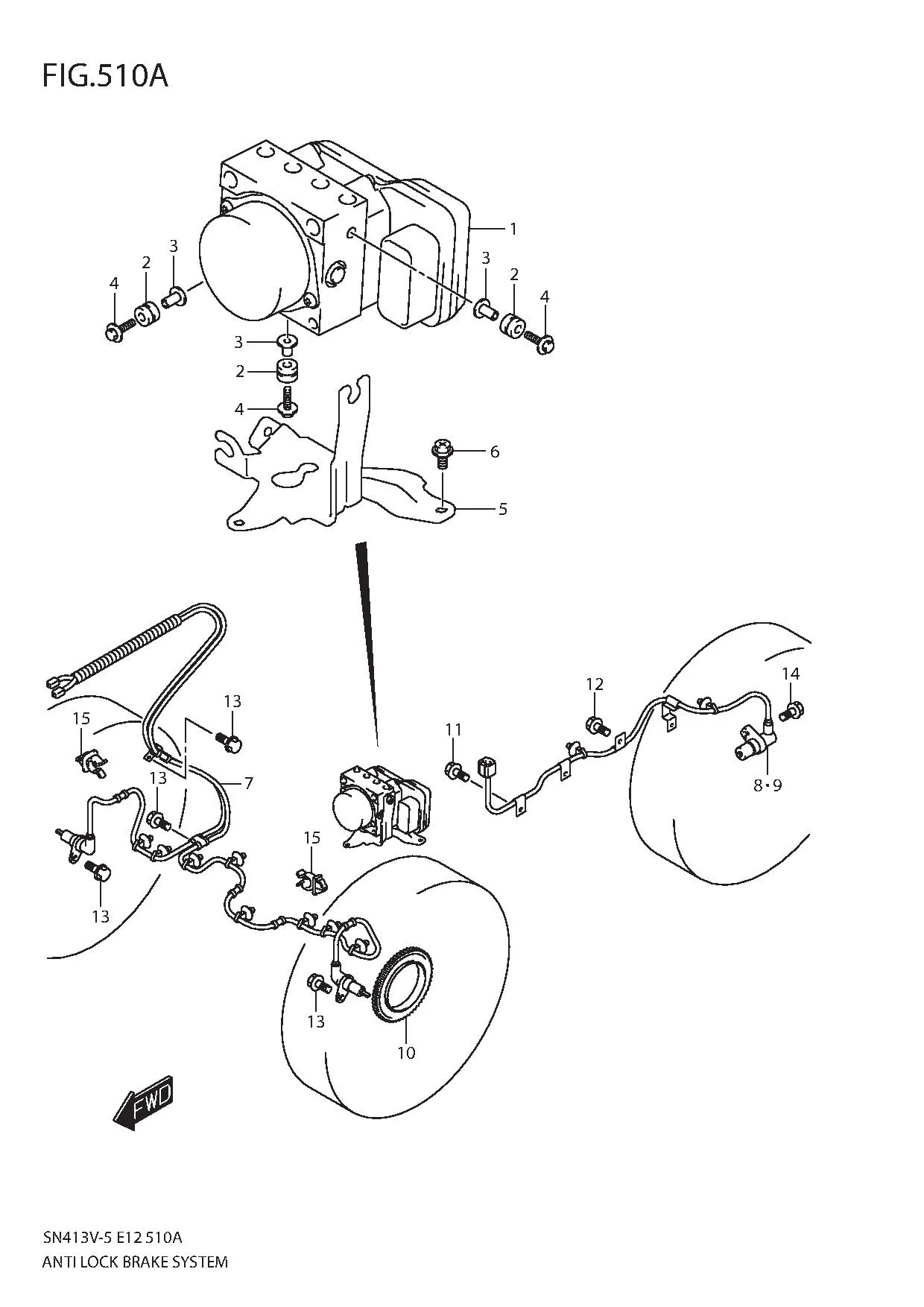 FIG.510A ANTI LOCK BRAKE SYSTEM