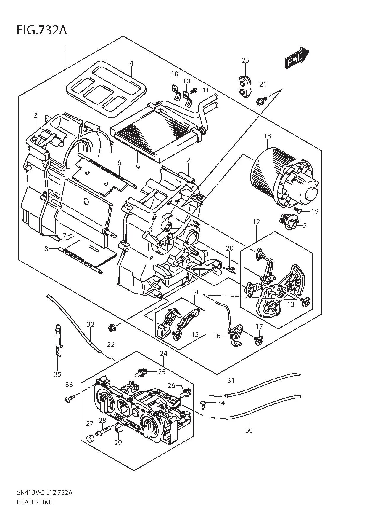 FIG.732A HEATER UNIT