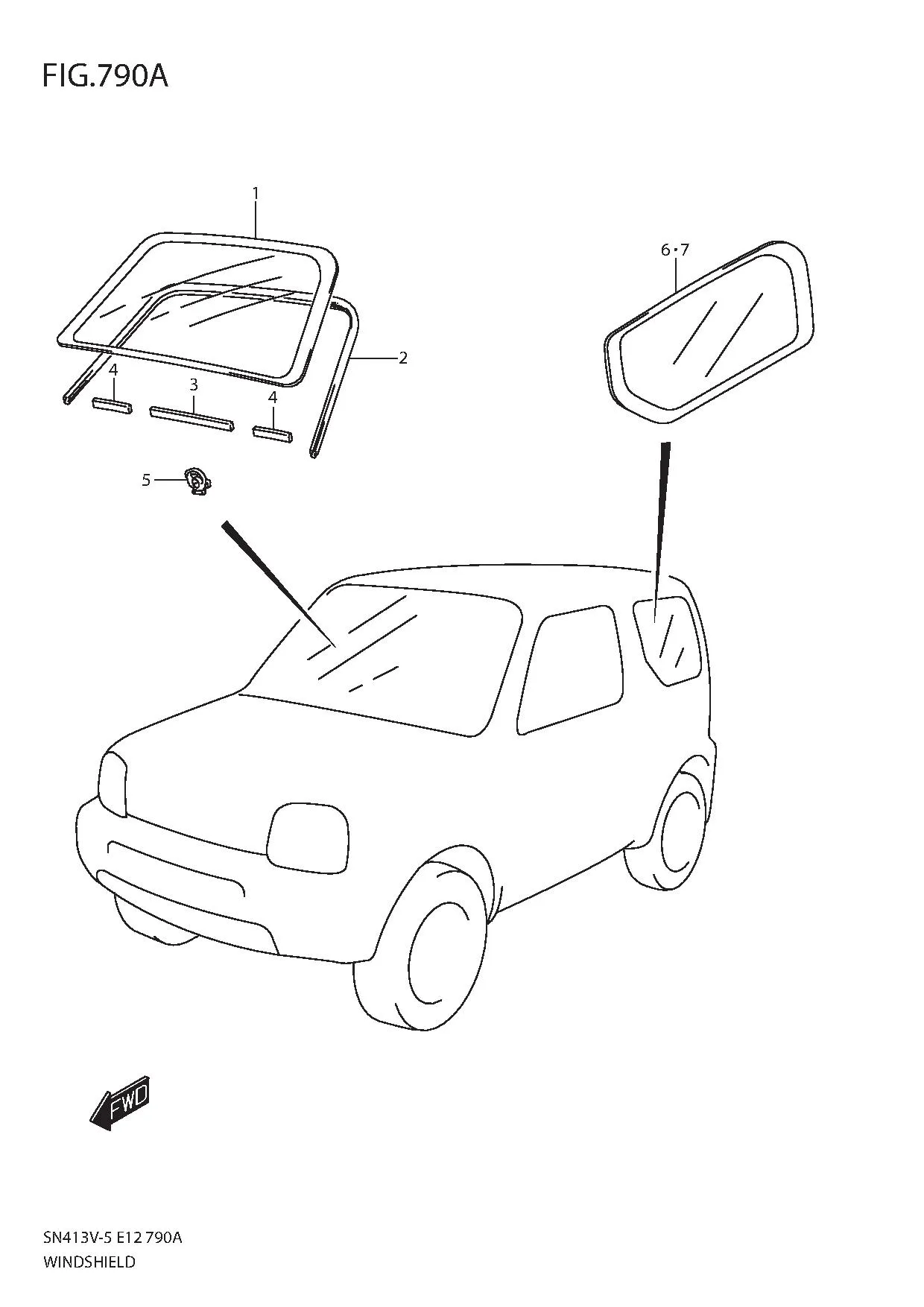 FIG.790A WINDSHIELD