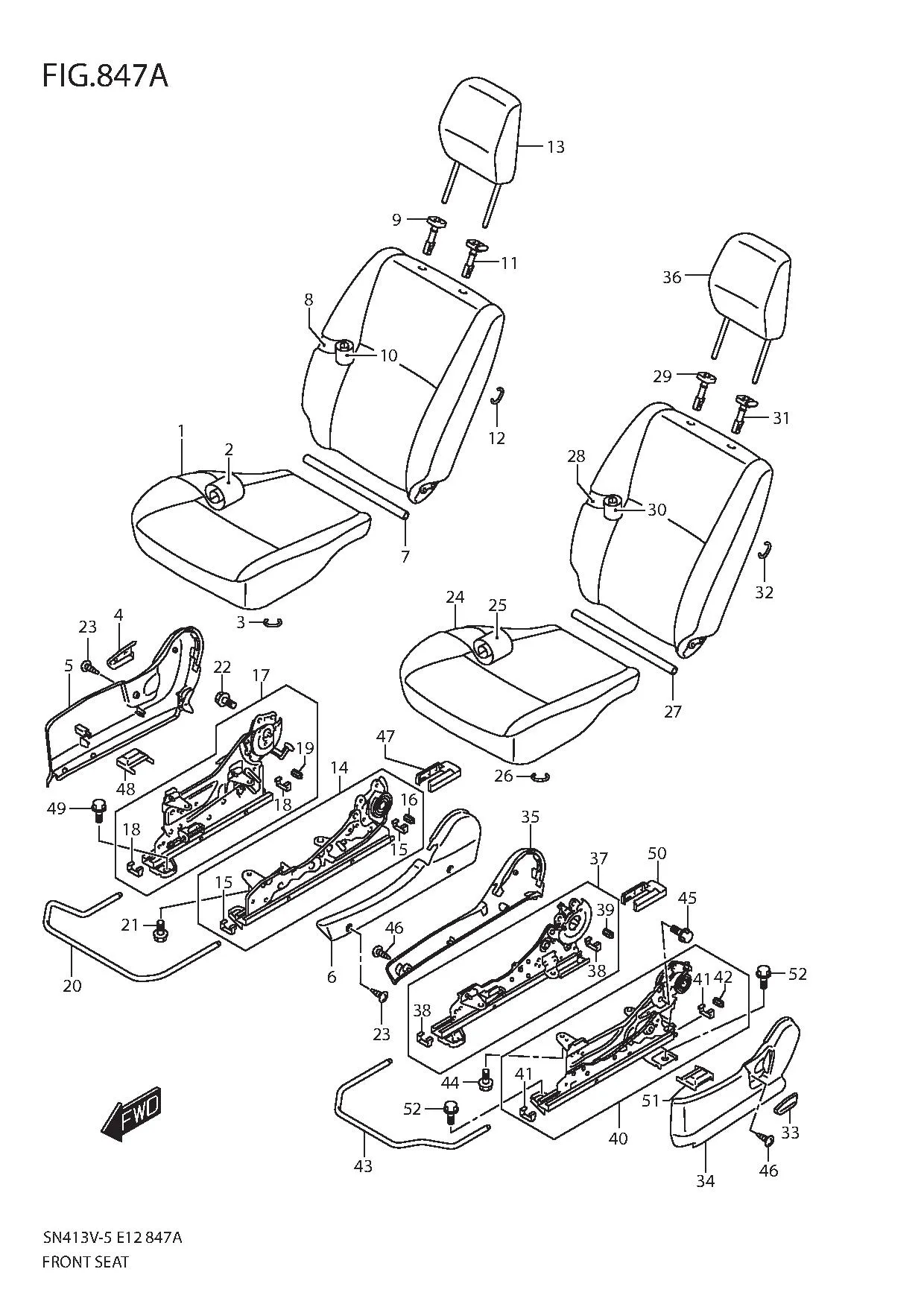 FIG.847A FRONT SEAT