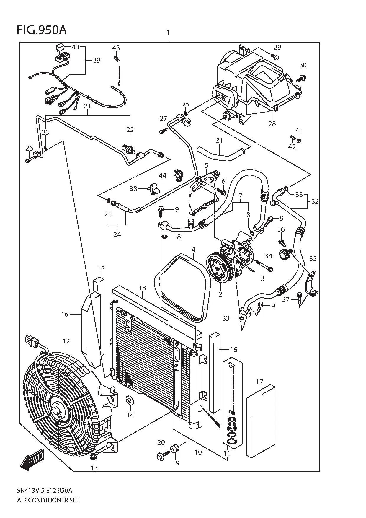 FIG.950A AIR CONDITIONR SET