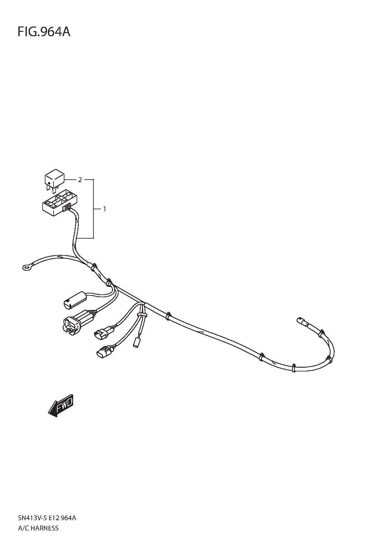 FIG.964A A/C HARNESS