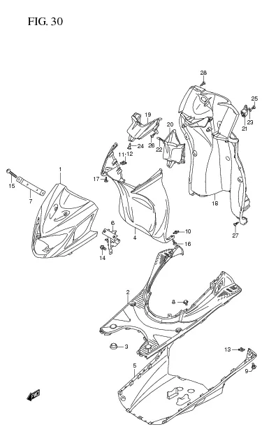 FIG. 30 LEG SHIELD