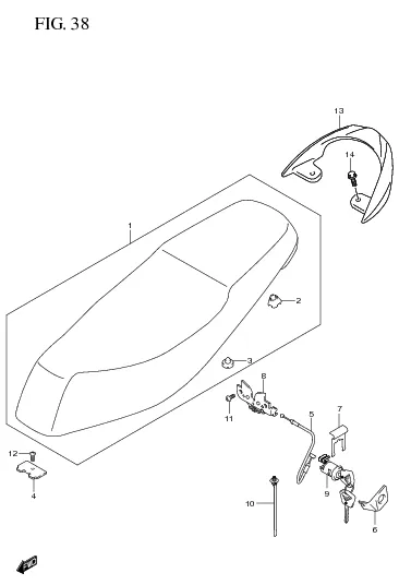 FIG. 38 SEAT