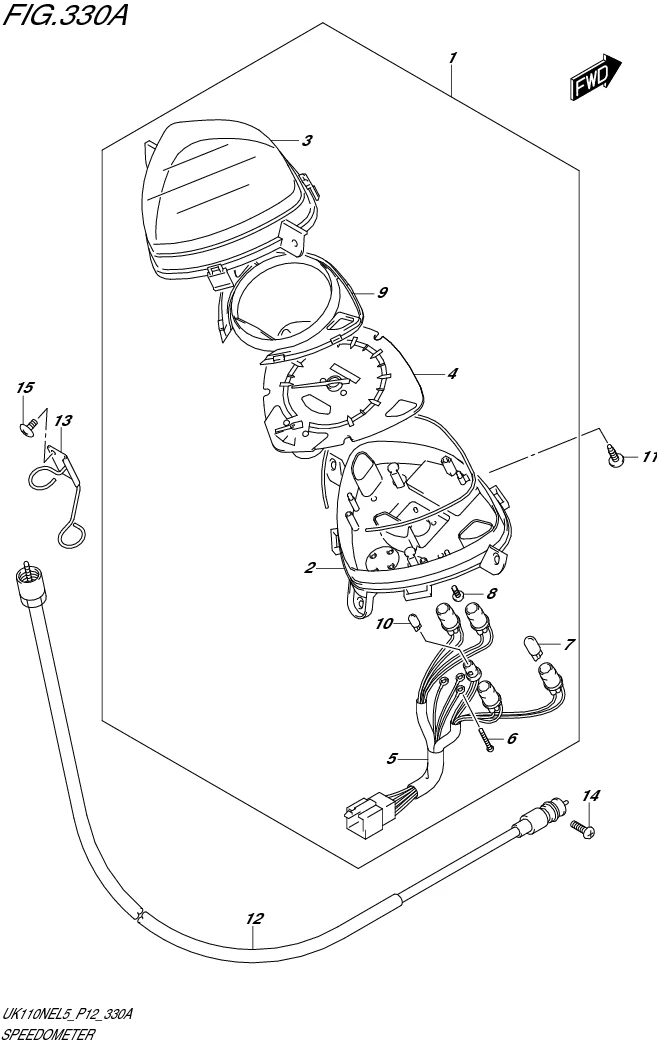 FIG. 330A SPEEDOMETER