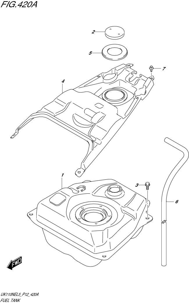 FIG. 420A FUEL TANK