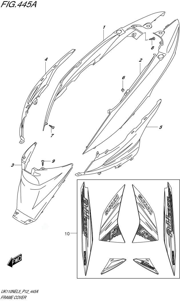 FIG. 445A FRAME COVER