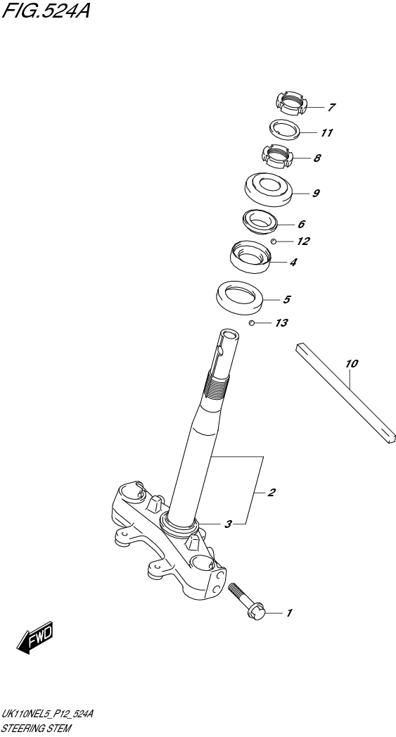 FIG. 524A STEERING STEM