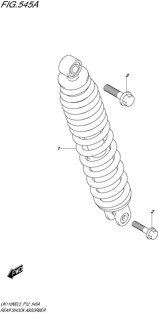 FIG. 545A REAR SHOCK ABSORBER