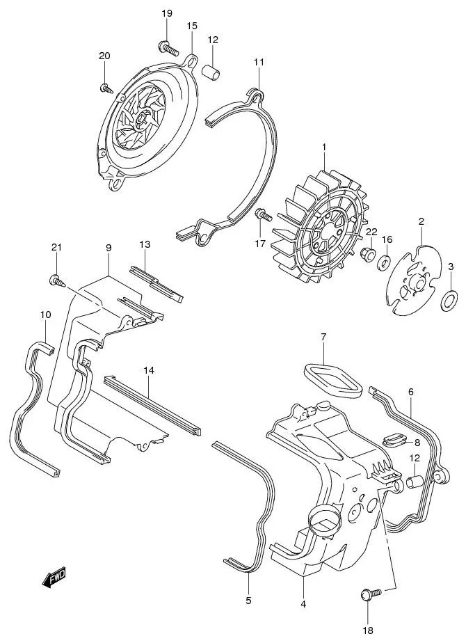 FIG.14 COOLING FAN