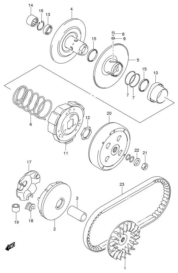 FIG.16 TRANSMISSION (1)