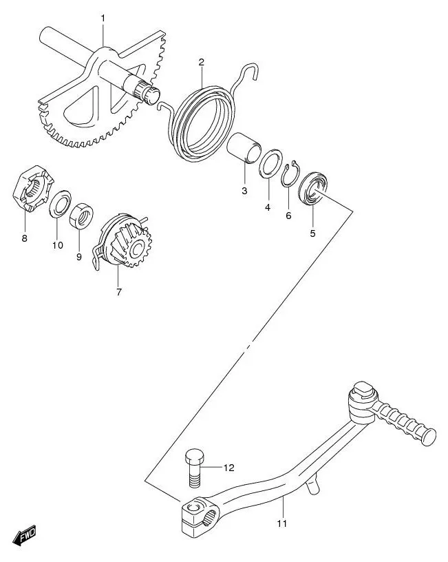 FIG.18 KICK STARTER