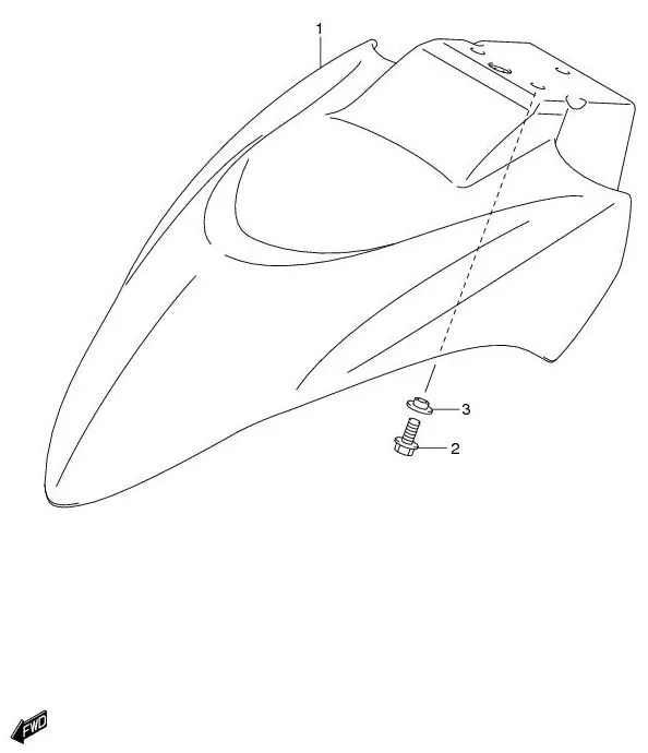 FIG.40 FRONT FENDER