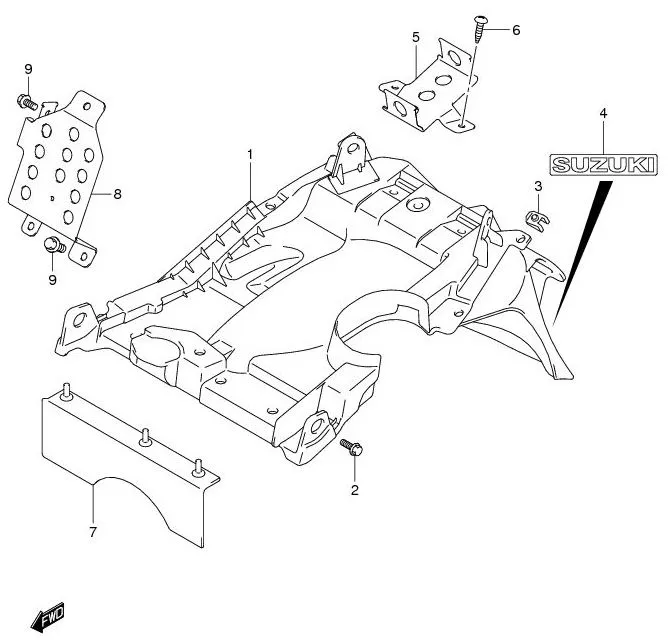 FIG.44 REAR FENDER