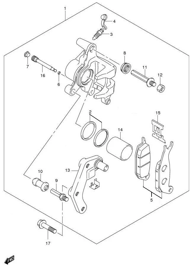 FIG.50 FRONT CALIPER