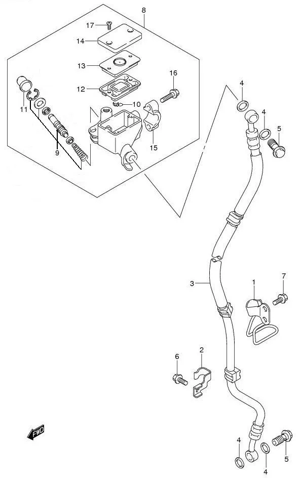 FIG.51 FRONT MASTER CYLINDER