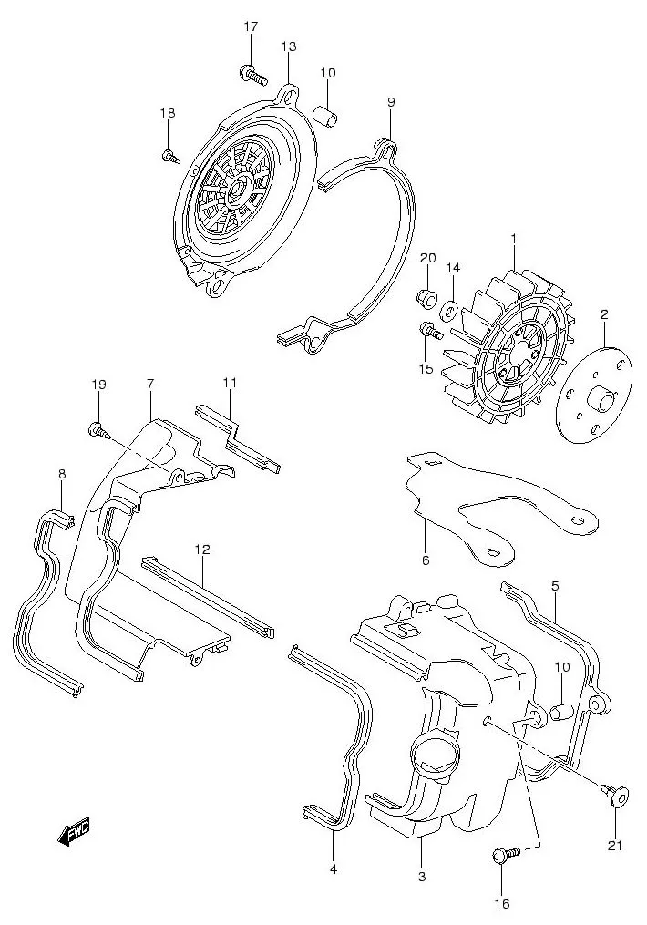 FIG.15 COOLING FAN