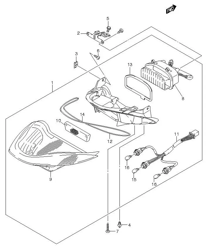 FIG.26 REAR COMBINATION LAMP