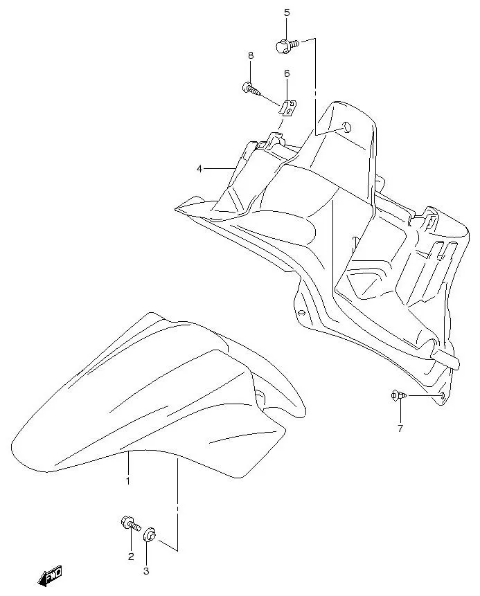 FIG.39 FRONT FENDER