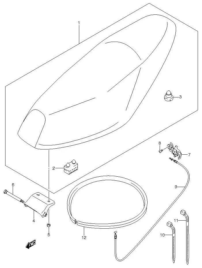 FIG.45 SEAT ASSY