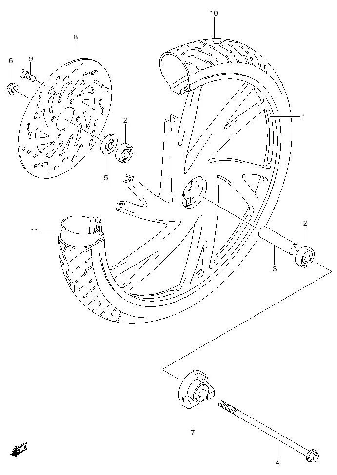 FIG.49 WHEEL FRONT