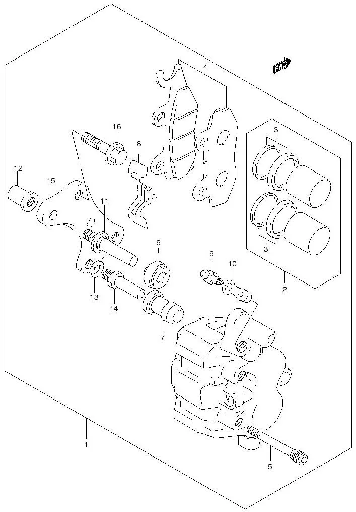 FIG.50 FRONT CALIPER