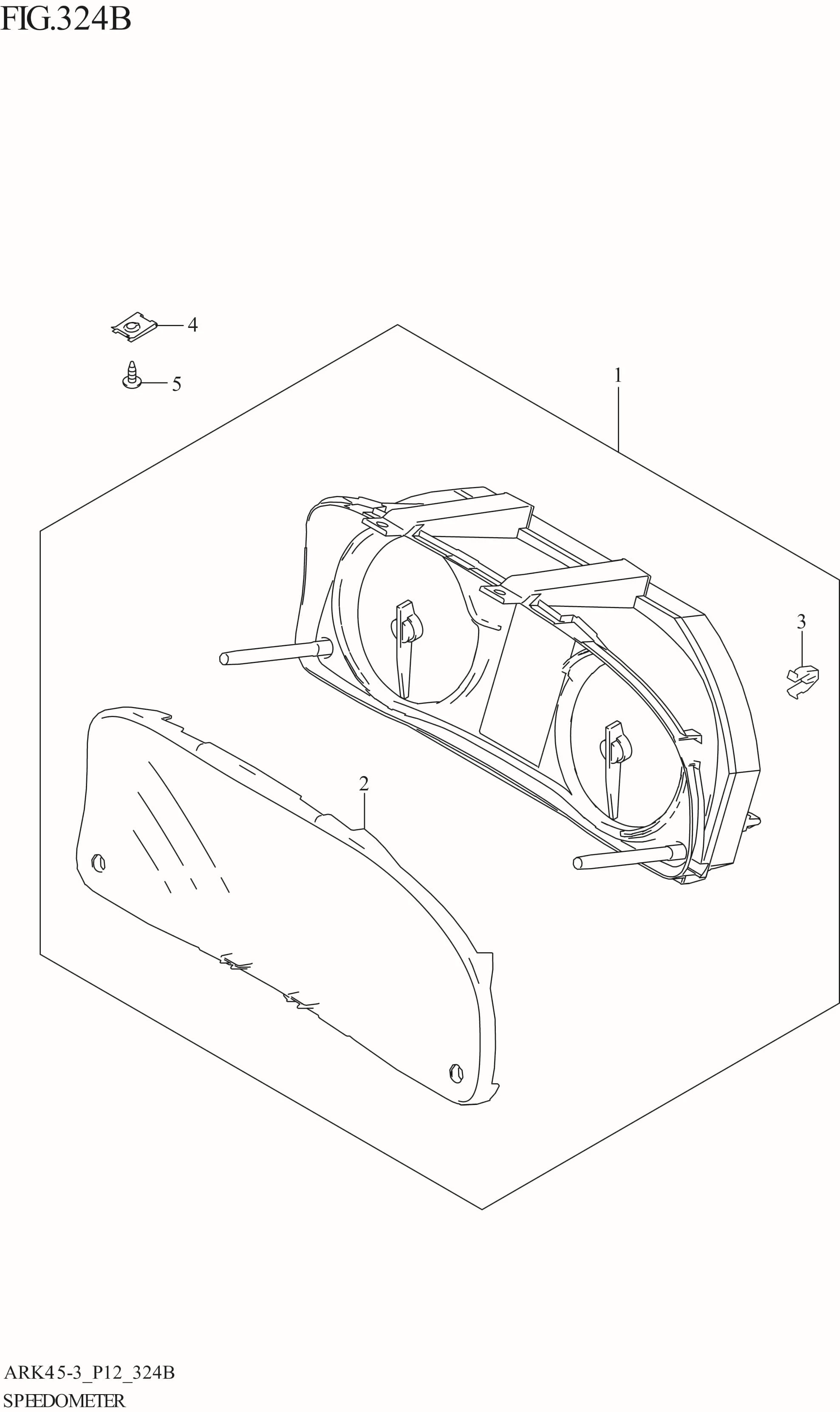 FIG. 324B SPEEDOMETER ((GX,GX_LTD):5MT)