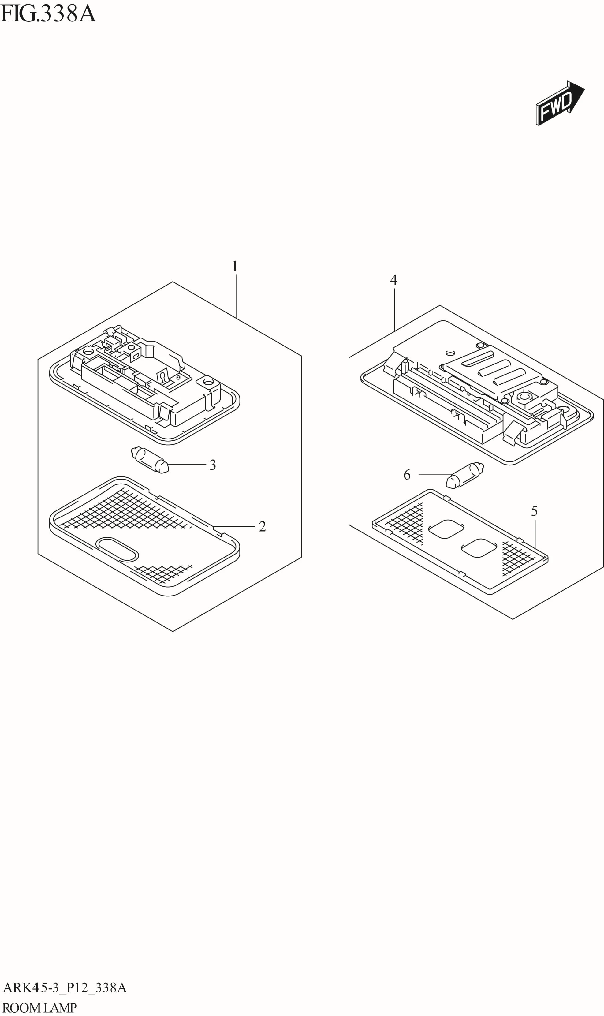 FIG. 338A ROOM LAMP (GA)