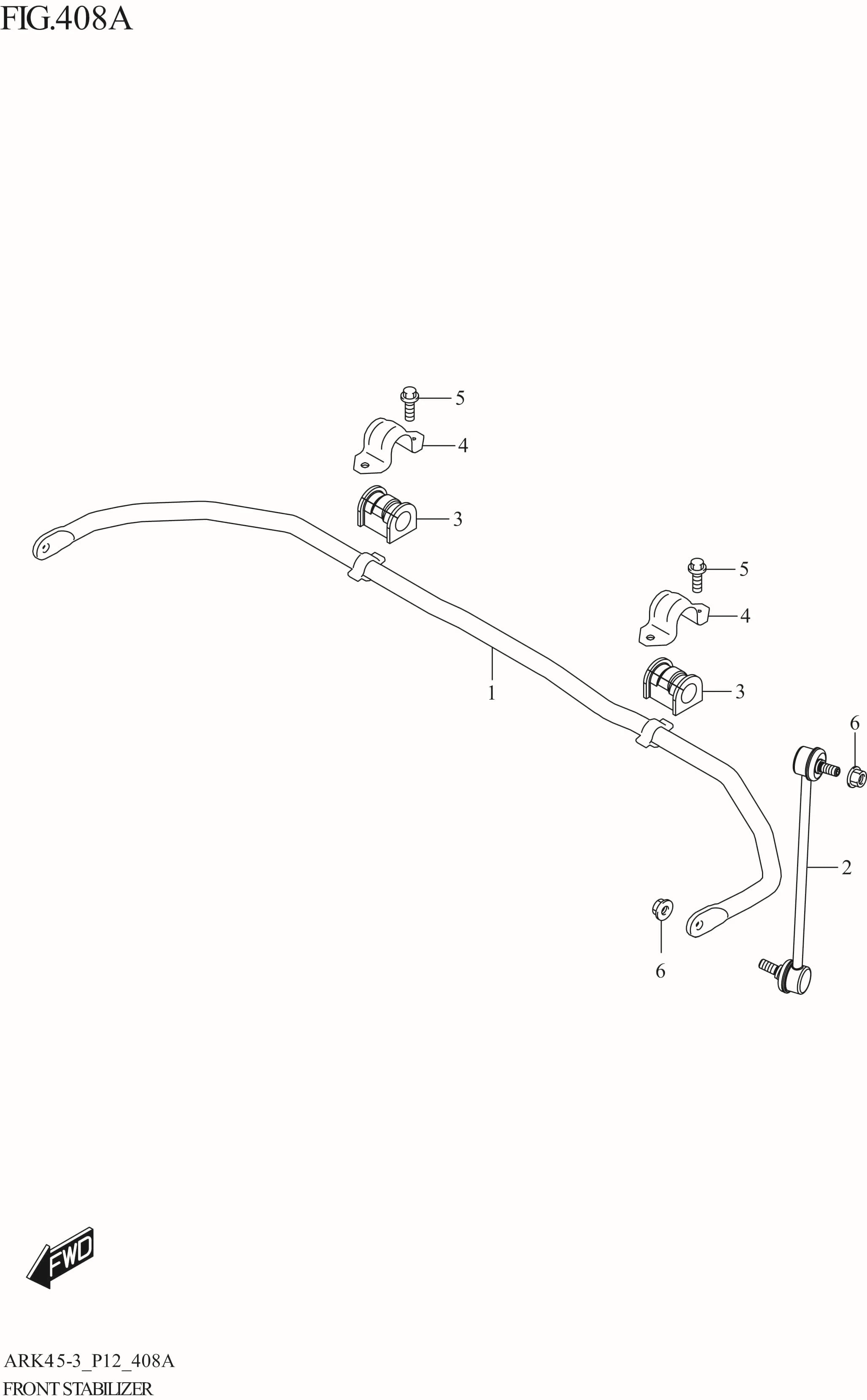 FIG. 408A FRONT STABILIZER