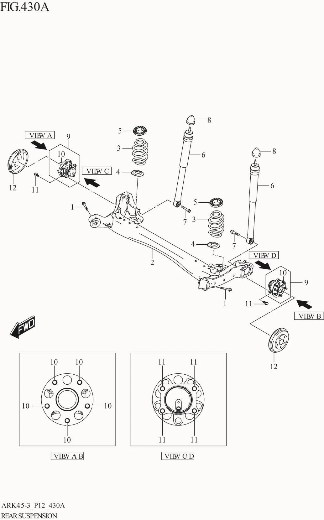 FIG. 430A REAR SUSPENSION