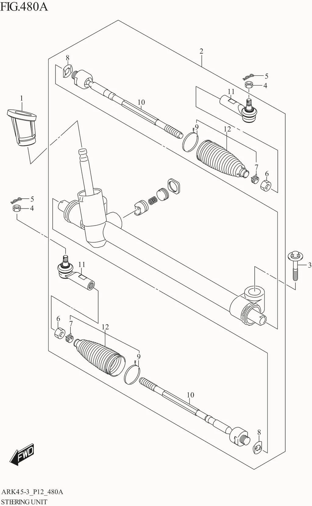 FIG. 480A STEERING UNIT