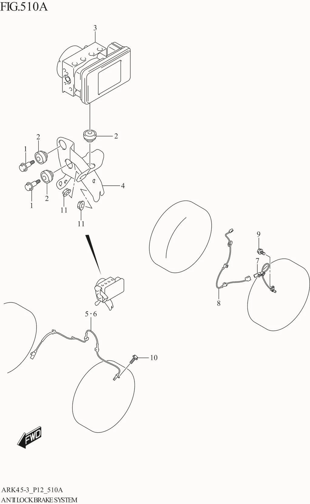 FIG. 510A ANTI LOCK BRAKE SYSTEM (N_ESP)