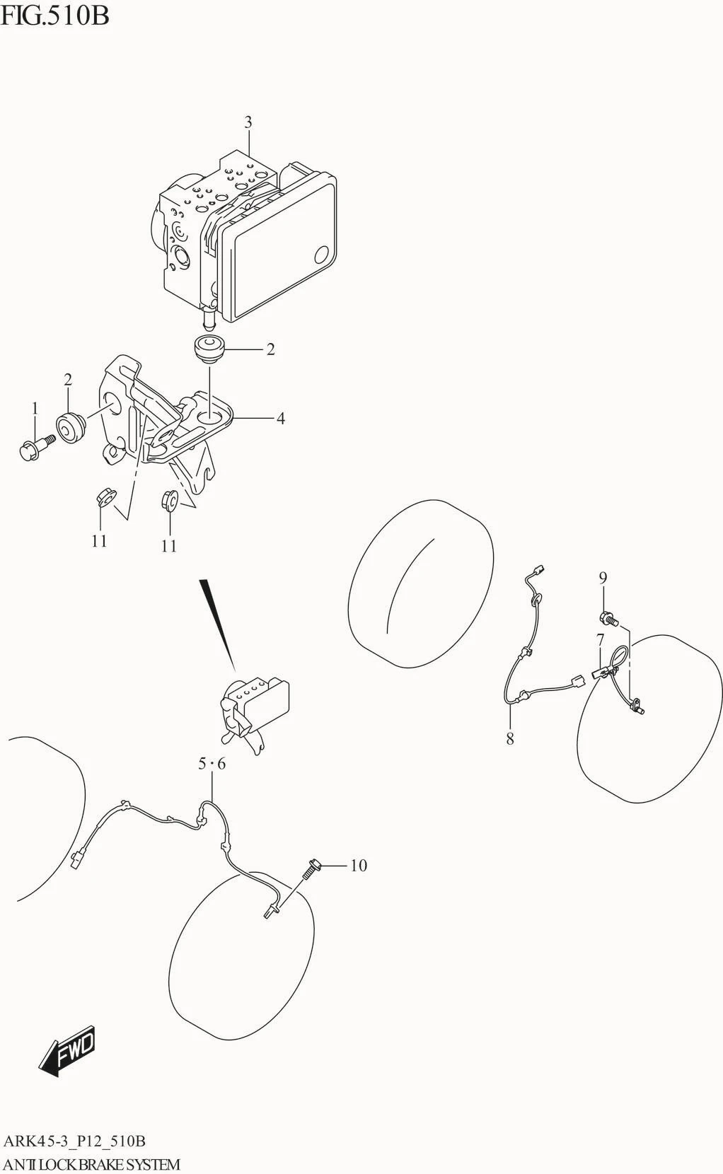 FIG. 510B ANTI LOCK BRAKE SYSTEM (W_ESP)