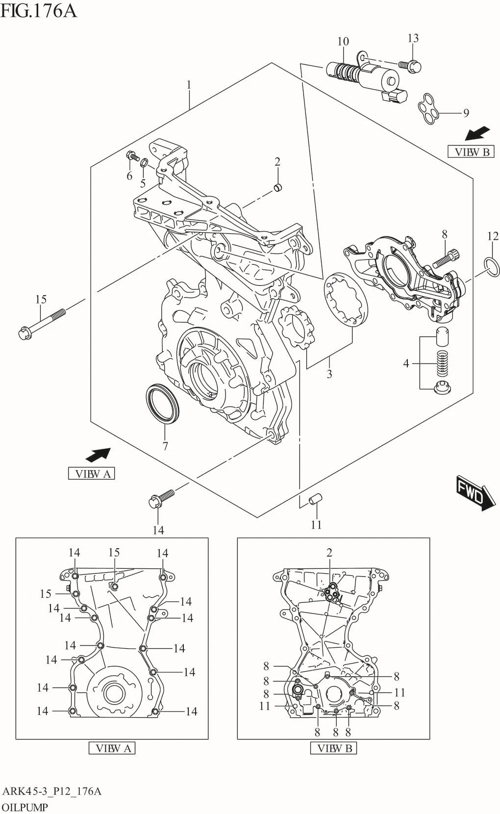 FIG. 176A OIL PUMP