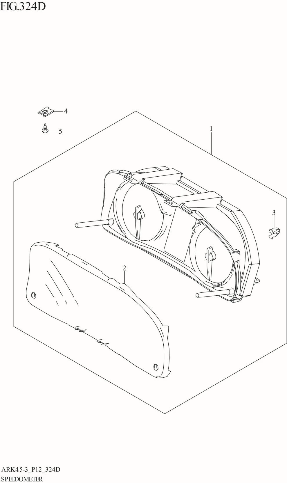 FIG. 324D SPEEDOMETER ((GX,GX_LTD):4AT)