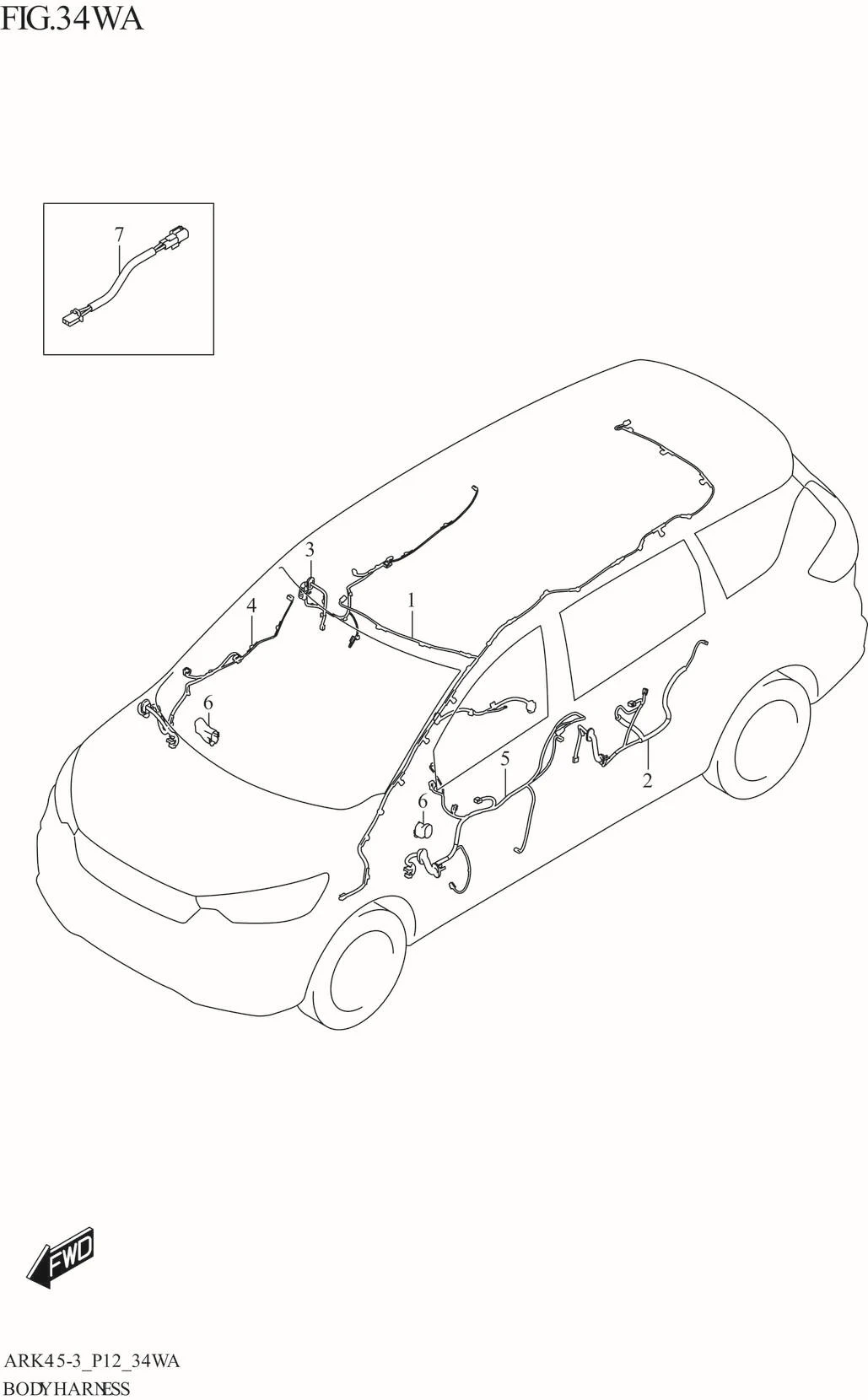 FIG. 34WA BODY HARNESS